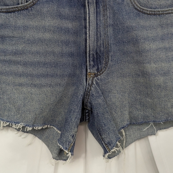 Sunday Best Denim Cut Off Shorts Sz 2 - Picture 4 of 9